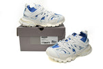 Track Sneakers White & Blue