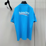 T-Shirt Mini Old Style Logo Blue