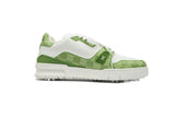 Sneakers White & Green Square 2024