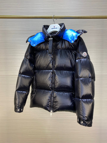 Down Jacket Black & Blue