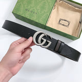 Belt Black Brown Reversible & Silver Buckle 2024