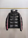 Down Jacket Black & Stripes