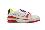 Sneakers White Red & Purple Details 2024