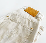 Jeans Cream Square Style 2024