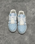 Sneakers Full Monogram Light Blue 2023