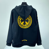 Hoodie Black & Yellow Logos 2023