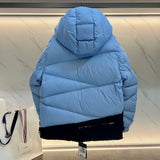 Down Jacket Light Blue & Black 2023