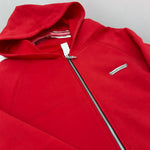 Hoodie Zip-Up Red & Embroidered Logo 2024