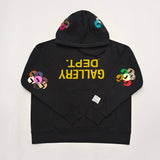 Hoodie Black & Embroidered Letters Patch 2024