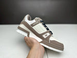 Sneakers White & Dark Brown 2024