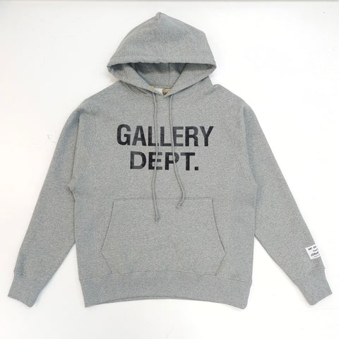 Hoodie Grey & Chest Logo