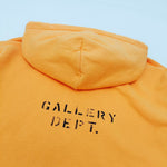 Hoodie Orange & Faded Back Logo 2023