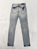 Jeans Light Blue & Black Patch 2024