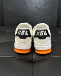 Sneakers White Black & Orange 2024