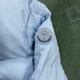 Light Blue Down Jacket Vertical & Back Logo 2023