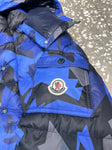 Down Jacket Camo Blue