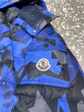 Down Jacket Camo Blue