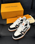 Sneakers White Black & Orange 2024