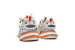 Track Sneakers White & Orange