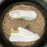 Sneakers White & Yellow Velvet 2024