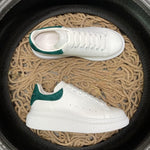 Sneakers White & Green Velvet 2024