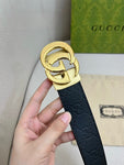 Belt Black Monogram & Gold New Buckle 2024