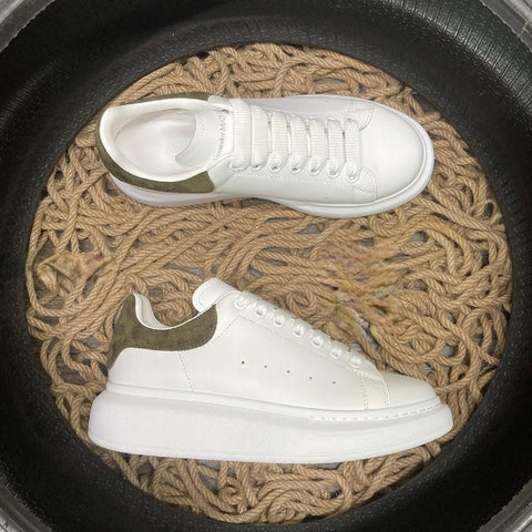 Sneakers White & Moss Velvet 2024