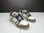 Sneakers White & Dark Brown 2024