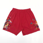 Shorts Red Paint Style 2024