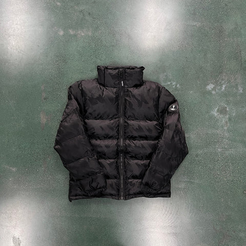 Down Jacket Black & Arm Logo 2023