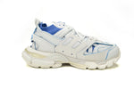 Track Sneakers White & Blue