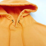 Hoodie Orange & Faded Back Logo 2023