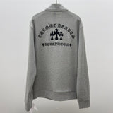 Crewneck Grey & Embroidered Logo 2024