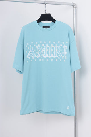 T-Shirt Light Blue & Big Embroidered Logo 2023