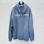 Hoodie Light Blue & Embroidered Logos 2023