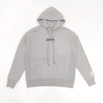 Hoodie Grey & Faded Back Logo 2023