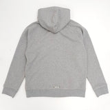 Hoodie Grey Zip-Up & Cross Patches 2023