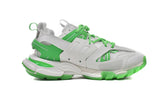 Track Sneakers White & Green