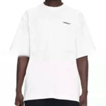 T-Shirt White & Embroidered Black Arrows 2024