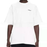 T-Shirt White & Embroidered Black Arrows 2024