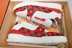 Sneakers White & Red Square 2024