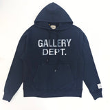 Hoodie Blue & Chest Logo