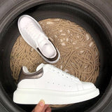 Sneakers White & Dark Bronze Leather Back 2024