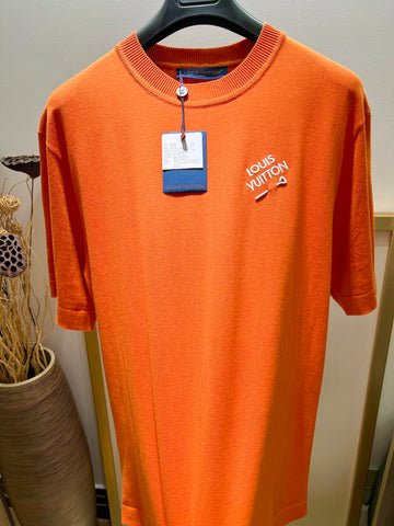 T-Shirt Orange & White Logo 2024