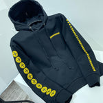 Hoodie Black & Yellow Logos 2023