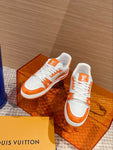 Sneakers White & Orange