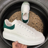 Sneakers White & Green Velvet 2024