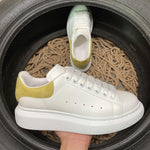 Sneakers White & Yellow Velvet 2024