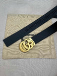 Belt Black Monogram & Gold New Buckle 2024