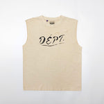 Sleeveless T-Shirt Cream 2024